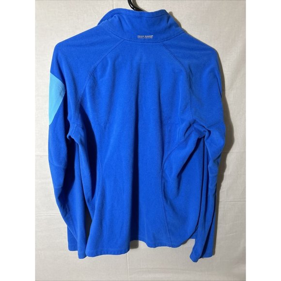 Eddie Bauer First Ascent Women Athletic Jacket Blue Pull Over L Thick Warm shirt - Picture 6 of 6